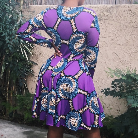 Purple classic Dress - Picture 3 of 6